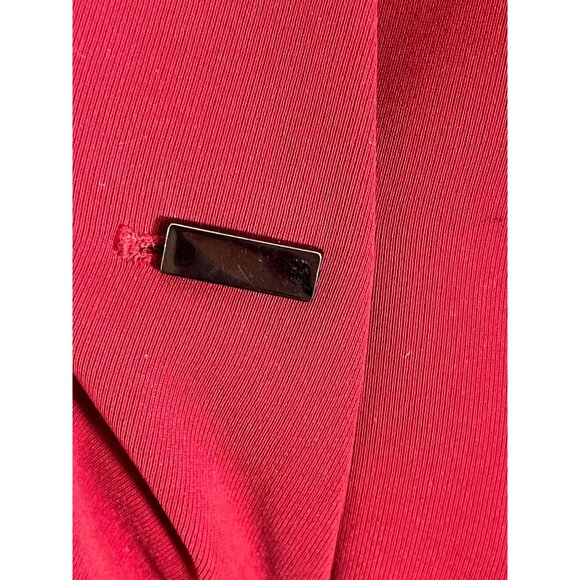 Dressbarn Workwear Retro Blazer 12 Red Office Classic Chic Preppy Old Money 80s - Picture 7 of 10